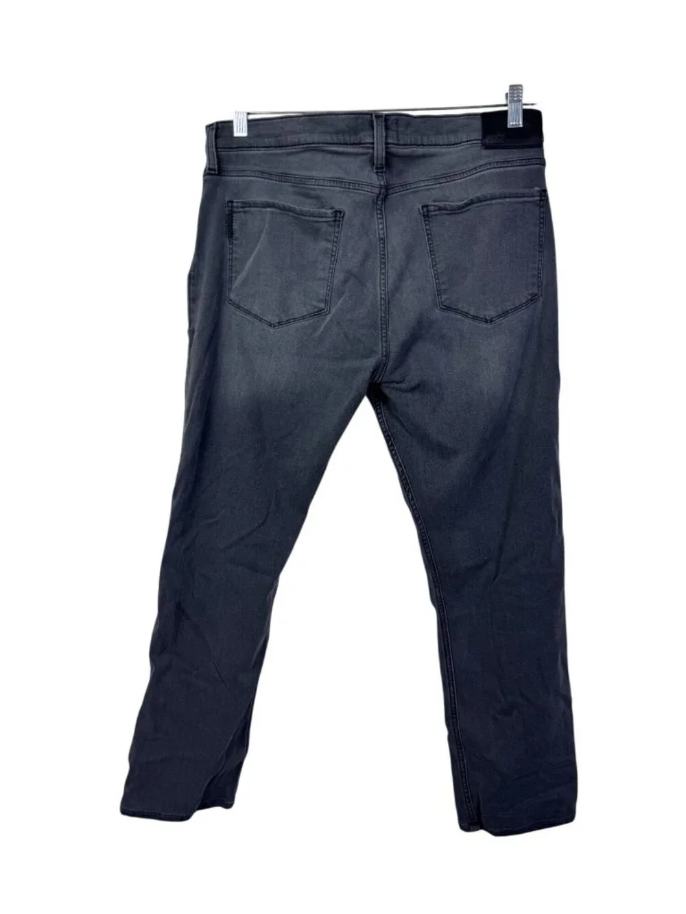 Paige Federal Slim Straight Men Jeans 34x29 Dark Wash Gray Black Stretch denim
